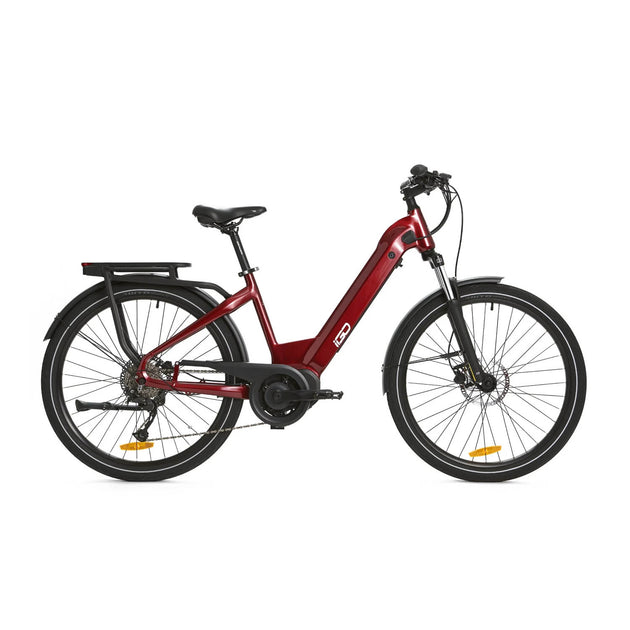 Tebco iGo Rosemont Mid Drive Burgundy – South Coast Electric Bikes